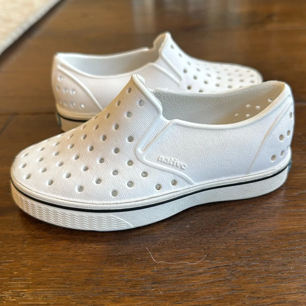 Native - White Miles Child Slip On Shoes - Size: C8